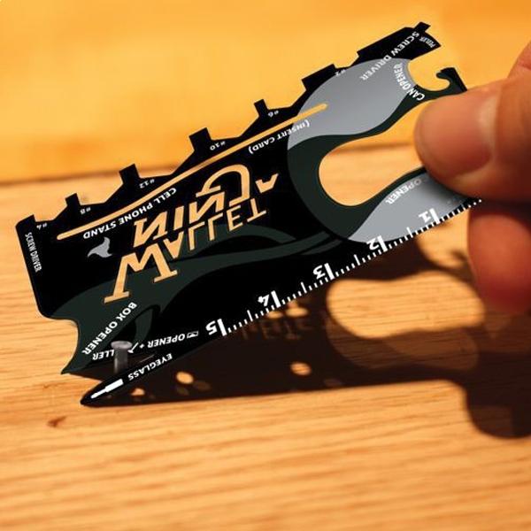 Ninja Wallet Card mit 18 Werkzeugen