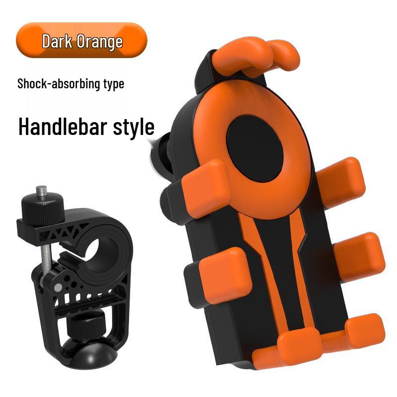 Universal Shockproof Phone Holder for Electric Vehicles, Motorcycles, Bicycles, and Scooters - Eight-Claw Bracket