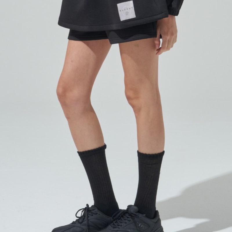 BLUDOT See-through Cushion Knee Socks_BK