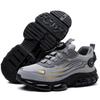 Hot Rotary Buckle Work Safety Shoes For Men Air Soft Sole Lightweight Protective Work Sneakers Men Breathable Safety Footwear