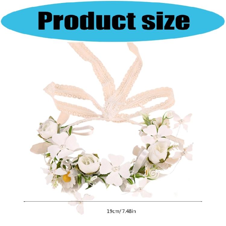 Comfortable Floral Hair Band With Adjustable Fit Natural Style Headpiece For Teens Adults Women Lightweight Design