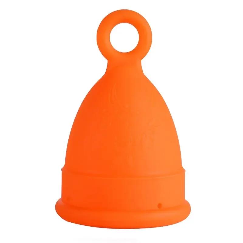 Size S/L Menstrual Cup Medical Silicone Lady Feminine Hygiene Copa Women Period Soft Grade with Storage Case Leak-proof Reusable