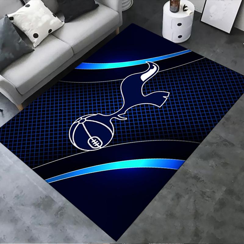 Tottenham Hotspur FC Carpet Rug for Living Room Bedroom Home Sofa Decoration,Kids Play Non-slip Floor Mat