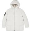 Hooded Warm Casual Long Sleeve Down Jacket Women Outerwear Birch-White K0D82YY75-0114