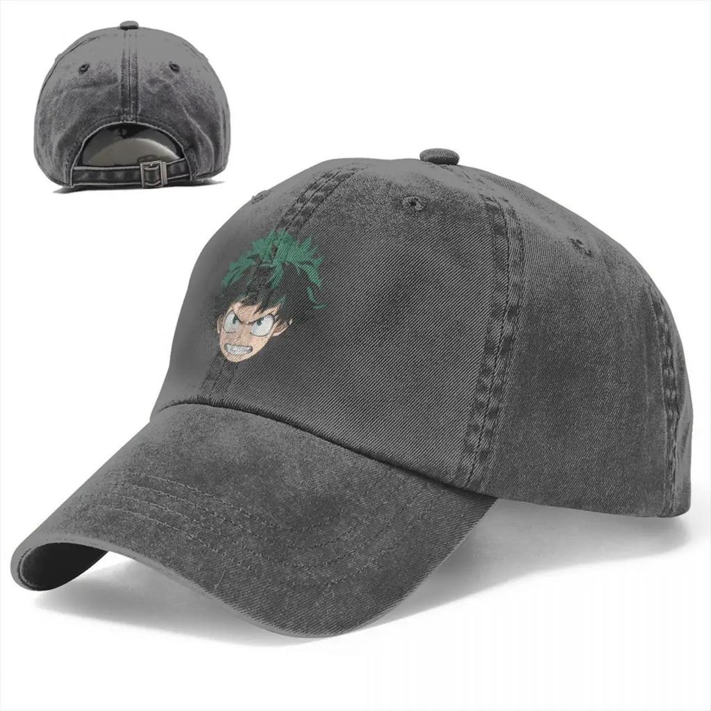 Boku No My Hero Academia Anime Czapka Wiosna Lato Dla Chłopca Dziewczynki Czapki Baseballowe Modne Izuku Midoriya Nakrycia Głowy Dżinsowe Sportowa Casquette