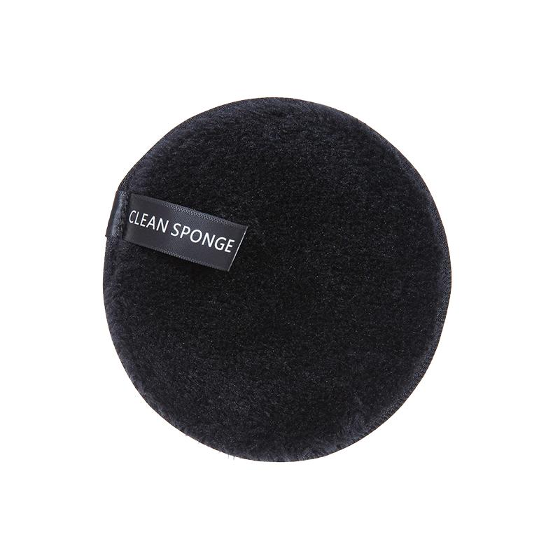 

1/3pcs Reusable Discs Makeup Remover Wipe Cotton Pads Microfiber Makeup Face Towel Cloth Washable Sponge Skin Care Cleaning Puff чёрный