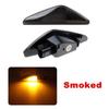 2ks LED kouřová / čirá boční obrysová světla směrová světla pro BMW X5 E70 2007-2013 X6 E71 E72 2008-2014 X3 F25 2011-2017