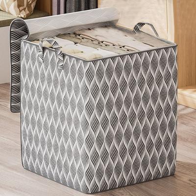 Pyłoszczelne Składane Kosze do Przechowywania z Uchwytami Duża Pojemność Torba do Przechowywania Kołdry Ubrań Pojemniki do Przechowywania