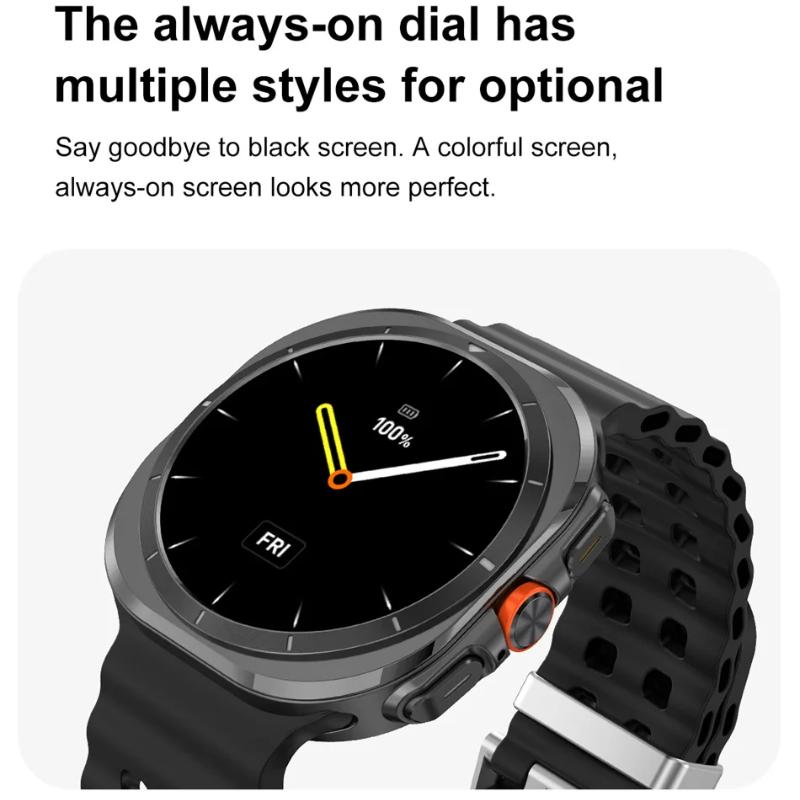 2025 New Smartwatch Watch 7 Man Woman Sports Outdoor Compass Bluetooth Call 32GB NFC Heart Rate Weather For Samsung Smartwatch