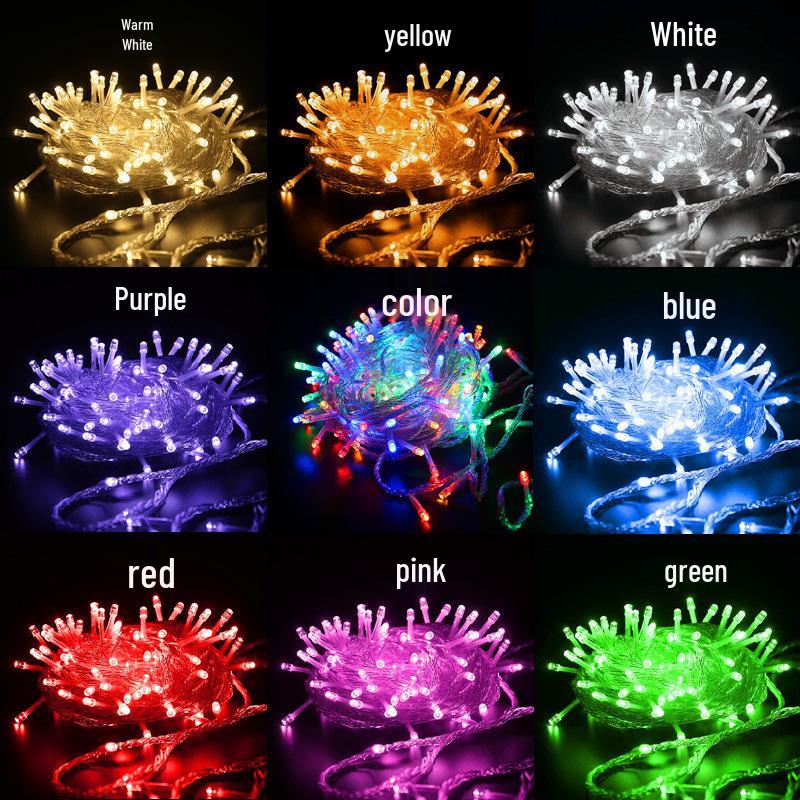 Multicolor LED Starry Sky Twinkling Lights - Perfect for Christmas, Holidays, Weddings, and Outdoor Decorations.