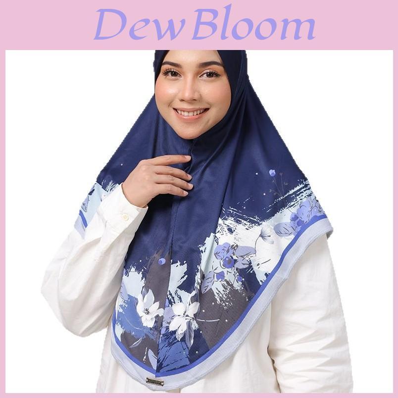 Ethnic Floral Headscarf For Women With Border Detail For Summer Wear