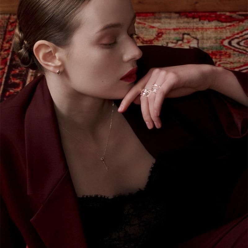 TOU SS012 Wave Bold Open Ring