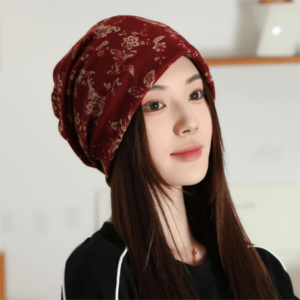 Women's Warm -use Pullover Sports Hat Casual Ear Cap