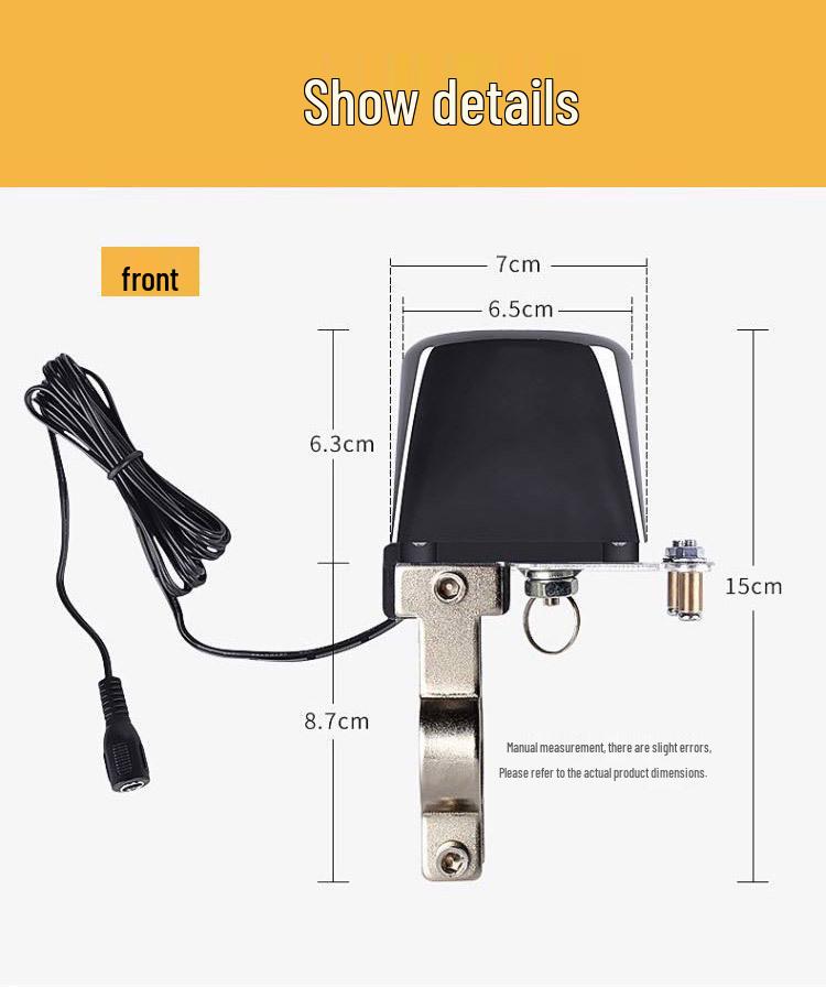 YiWeiLian Smart Electric Steam Valve with Alexa Remote Control