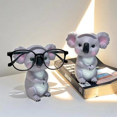 Funny Resin Eyeglass Holder Koala Animal Spectacles Holder Sunglass Display Stand Office Decor
