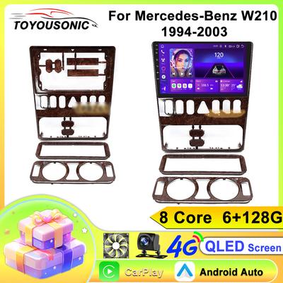TOYOUSONIC Car Radio For Mercedes-Benz W210 Android Screen Media Video Player GPS Navi Headunit Carplay 2 Din Android Auto