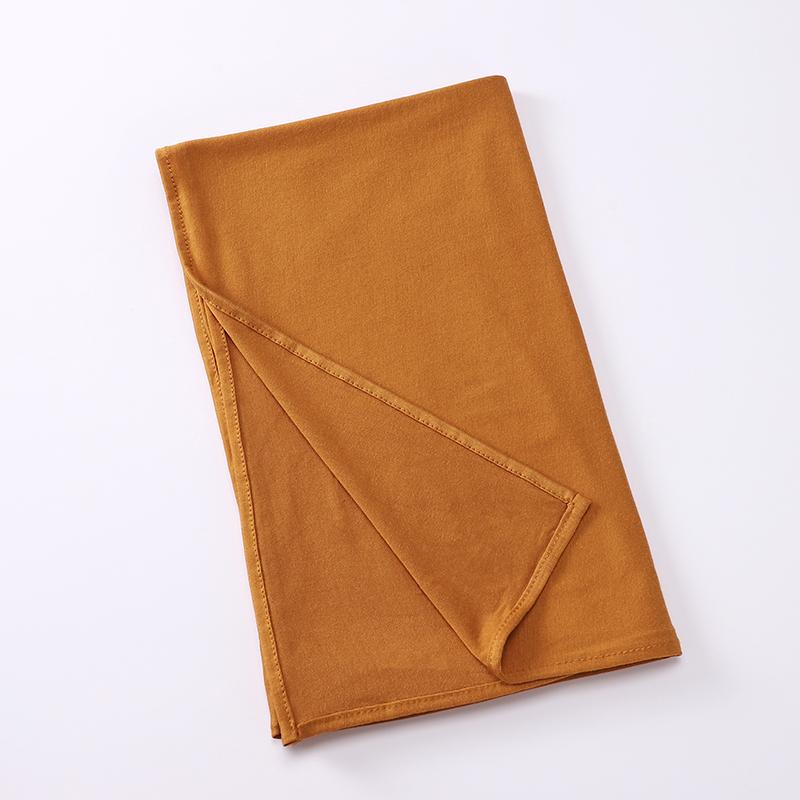Hochwertiger Jersey Sofort-Hijab Gute Naht Dehnbarer Jersey Schal Malaysia Wickeltücher Schlicht Muslimischer Turban Stirnband Schals Lieferant