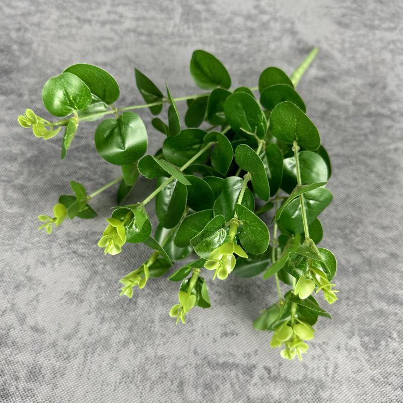 Eucalyptus Green 16-Fork Simulation Plant for Wedding & Outdoor Landscaping