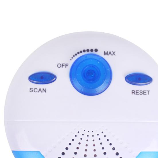 Rádio FM portátil para chuveiro com alto-falante integrado e antena de alto desempenho, mini rádio compacto à prova d'água alimentado por bateria com ventosas