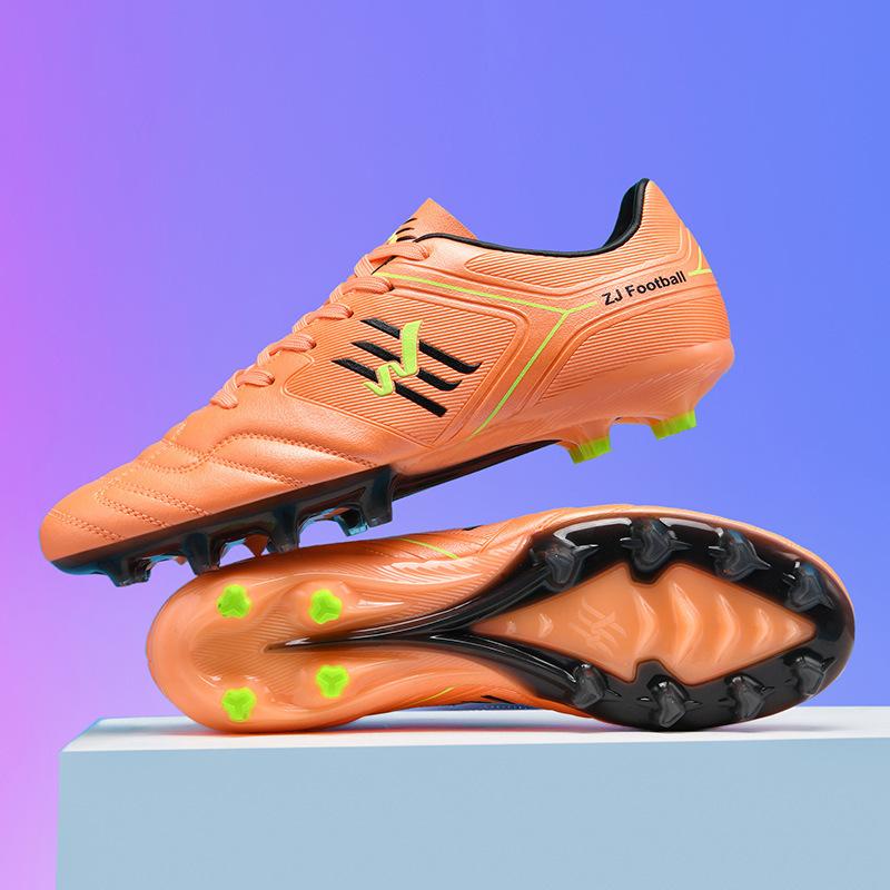 Football Shoes Boys and Girls Tf Broken Nails Artificial Turf Teen Students AG Nail Leather Foot Outdoor Training Shoes