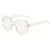 Colorful Candy Style Heart-Shaped Fashionable Glasses - Multiple Colors Available for Holiday Costume Eye Wear