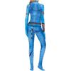 Anime Movie Avatar 2 Male and Female Tails Same Cosplay One-piece Tight Clothes