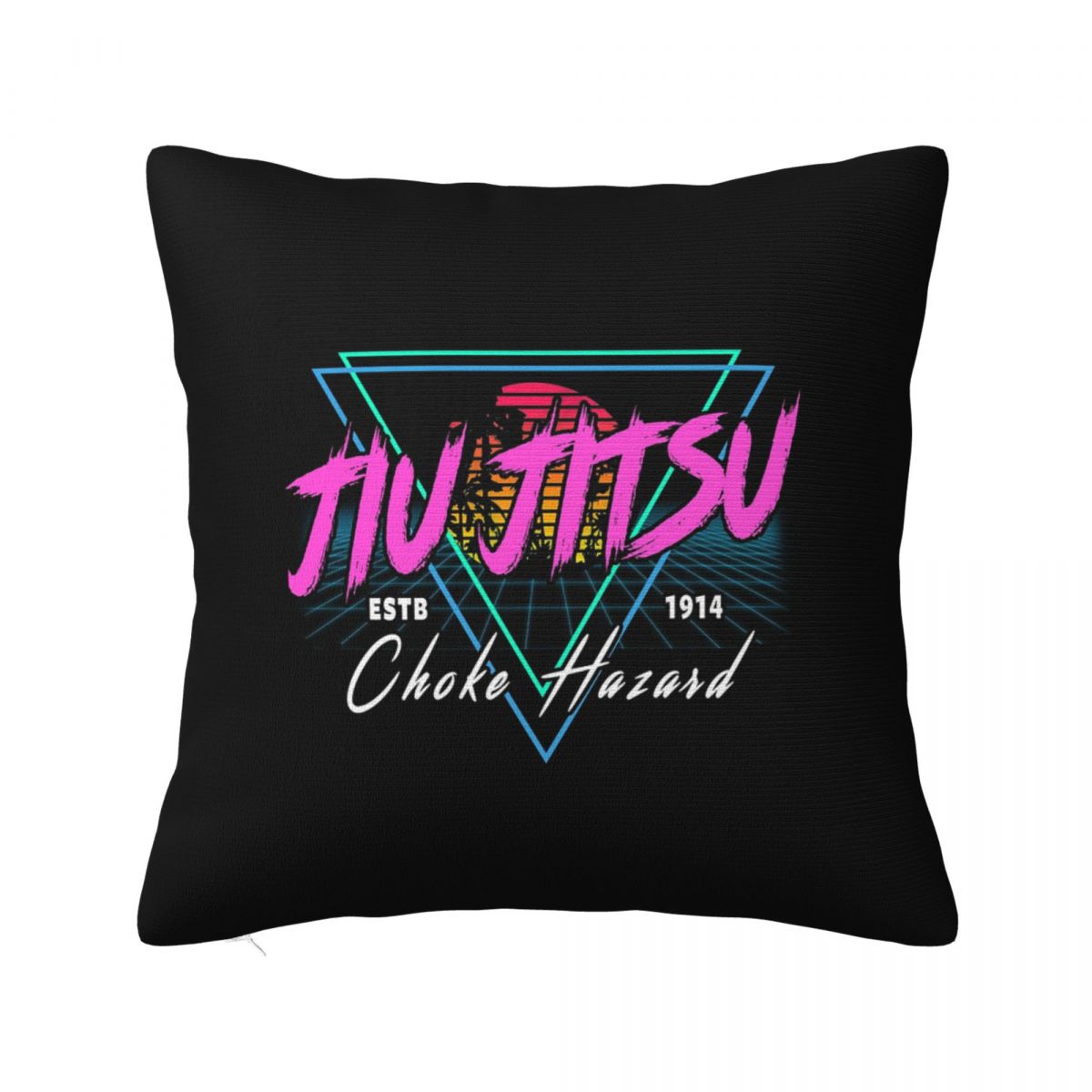 

Brazilian Jiu Jitsu Flag Jiu Jitsu Chess Square Pillowcase Cushion Cover Pillow Case Throw Pillow Cover for Home Sofa 12x12Inch