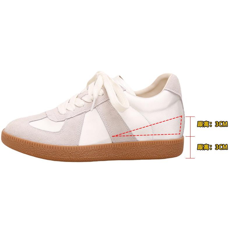 Small inner height increase German training shoes women's autumn new breathable women's casual board shoes