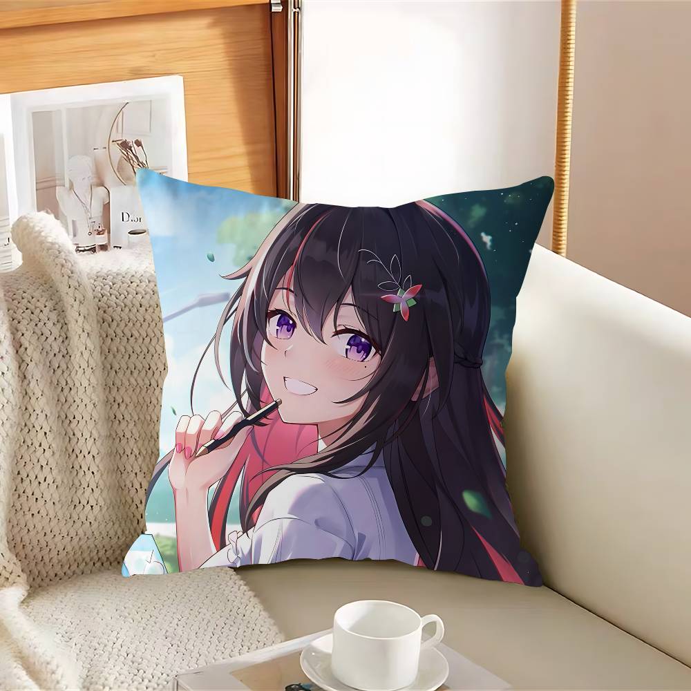 АНИМЕ A-AZKi-I Наволочка Съемная Моющаяся Наволочка – Всесезонный Мягкий Лен 12x12Inch