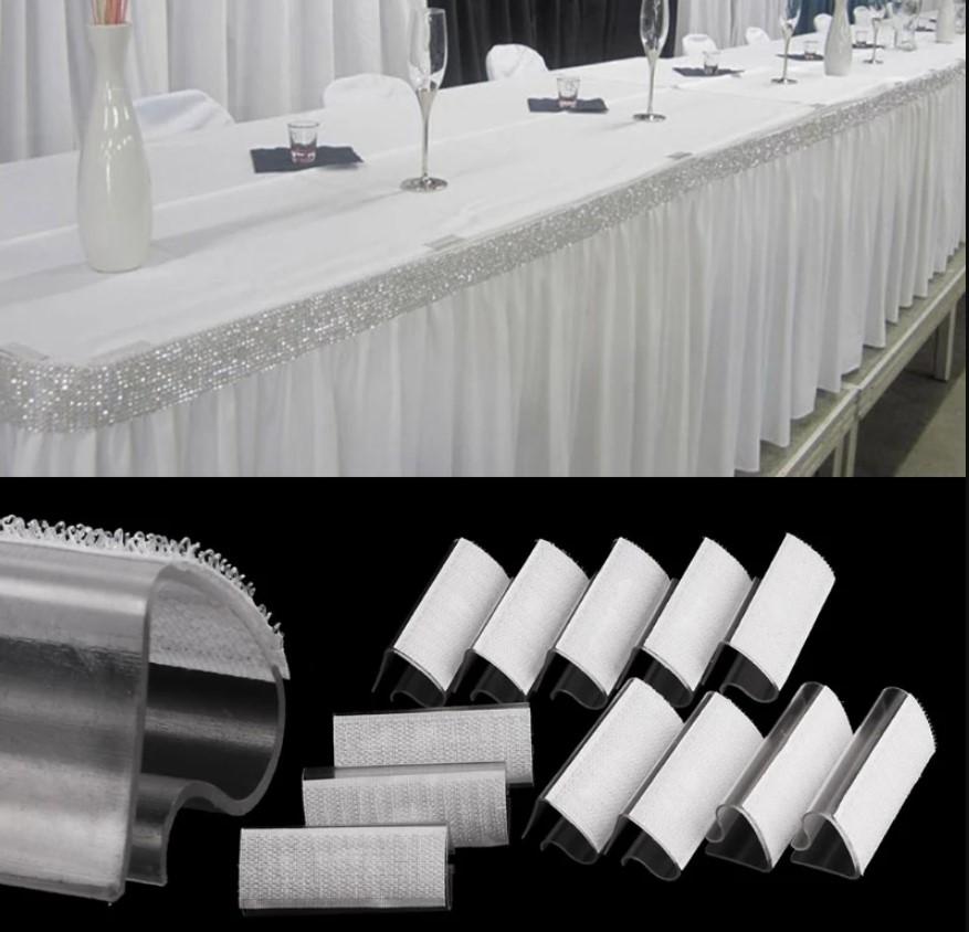 Clip For Skirting Valves Velcro Fastening Assembly