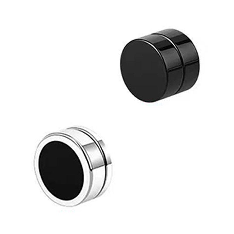 Trendige magnetische Titanstahl-Ohrclips für Jungen und Männer - Kein Piercing erforderlich