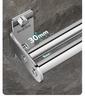 304 Stainless Steel No-Punch Kitchen Wall Hook: Multi-function Pot Lid Rack & Utensil Holder