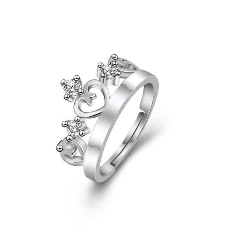 925 Sterling Silver Ring AAA Zircon Adjustable Simplicity Fashion Exquisite Women Jewelry Accessories Wedding Party Gift