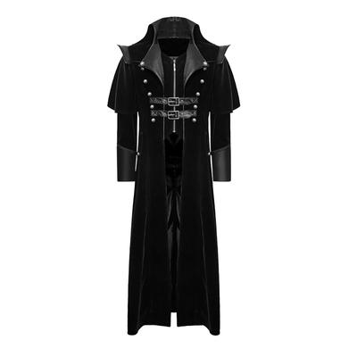 (SU)Halloween Men Winter Warm Vintage Tailcoat Jacket Overcoat Outwear Buttons Coat