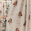 1PC Christmas Blackout Curtains Gold Coin Tree Pattern Printed Curtains for Bedroom Living Room Balcony Window for Home Decor