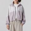 Under Armour Color Block Running Windbreaker Jacket Women jackets Purple 1389631-009
