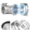 Dryer Vent Connector Magnetic Kit Quick Installation Reinforced Thick Tight Space Airtight Seal High Temp Metal Accessories Easy Install