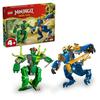 LEGO NINJAGO 71853 Jay's Elemental Dragon Mech Battle - Building Toy 4 Years - Gift