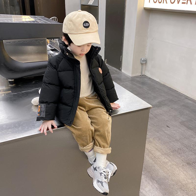 Boys Down Jackets Winter Outerwear Girls Warm Jacket Children Clothing for 3-7 Years Baby Kids Zipper Coats