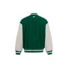 MLB Letter Logo Spliced Single-Breasted Baseball Jacket Unisex jackets Green 3AJPB0131-50GNM