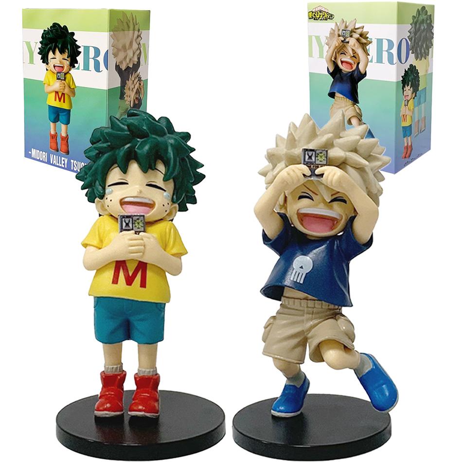 New Arrival | In Stock Gift | My Hero Academia Childhood Izuku Midoriya / Childhood Katsuki Bakugo Figure Model Decoration Toy