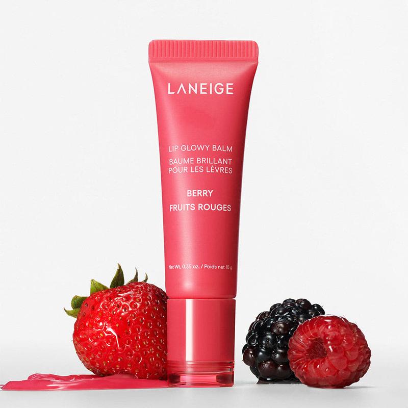 LANEIGE Strahlender Lippenbalsam (6 Typen) 10g + Lippen-Schlafmaske Beere 3g 1 Stück