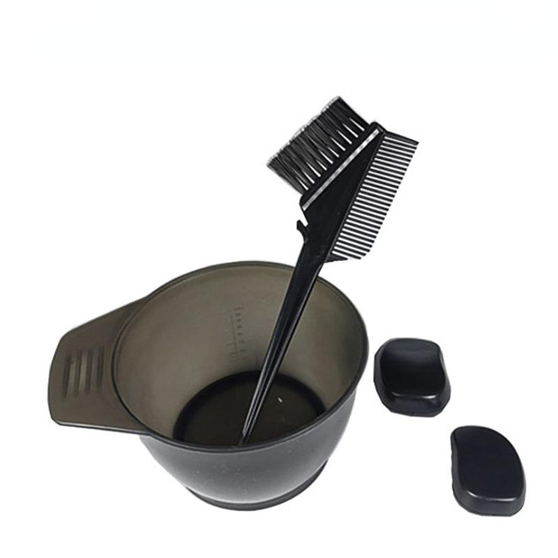 5/22Pcs/Set Hair Coloring Kits Home Salon Hair Dyeing Comb Hair Bowl Coloring Brush Cream Earcap Clips  Cape Hair Styling Tool