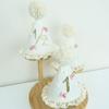 Acessórios para Foto Chapéu de Aniversário Chapéu com Laço Doce Renda Babados Chapéu de Princesa Decoração de Aniversário