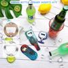 50/25 Stück DIY Flaschenöffner-Einsatz-Kits, Bierflaschenöffner-Einsatz, Edelstahl-Beschlagteile Zubehör für Harzform