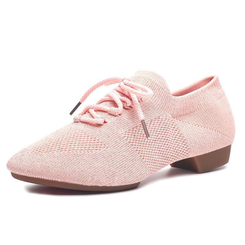 Scarpe da allenamento per la danza da donna Scarpe da ballo latino per insegnanti professionali Scarpe da ballo per sala da ballo jazz quadrate per interni ed esterni