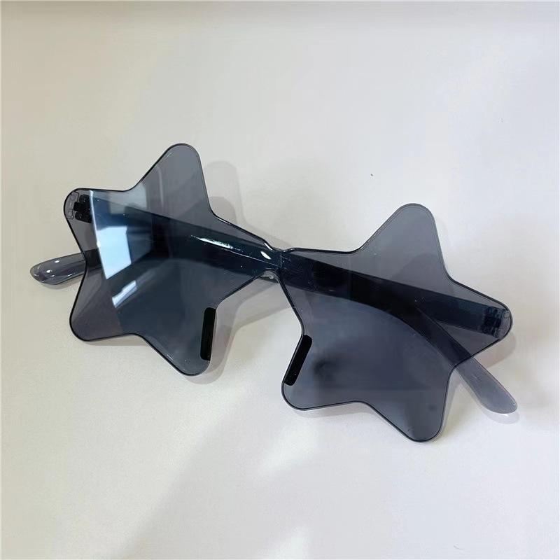 New Borderless Five-Pointed Star Sunglasses Women'S Brand Designer Candy Color Sun Glasses Men'S Outdoor Hip-Hop Eyewear Uv400