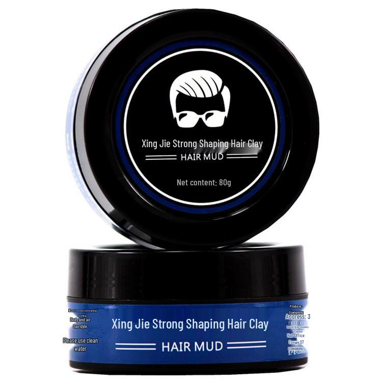Genuine Style Matte Hair Clay - 80g: Strong Hold for Men s Voluminous Styling