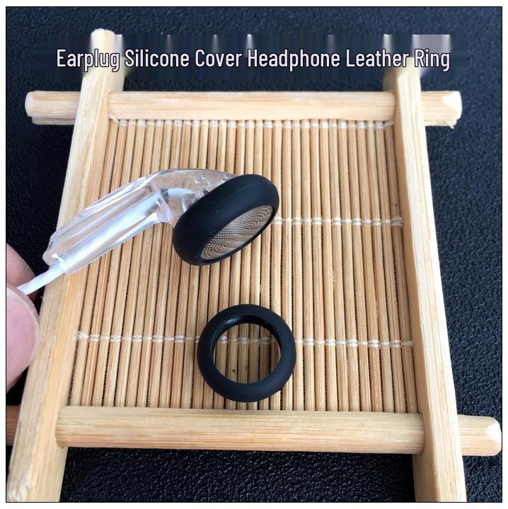 

Black Silicone Flat-Head Open-Ear Earphone Sponge Covers