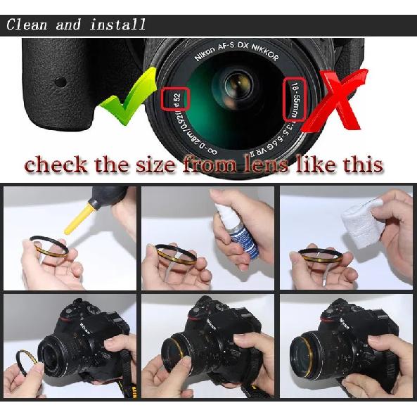KnightX Special Effects Star Line 4 6 8 Star Camera Lens Filter For Canon Sony Nikon 1200d 200d D80 Dslr 52mm 58mm 67mm 77mm